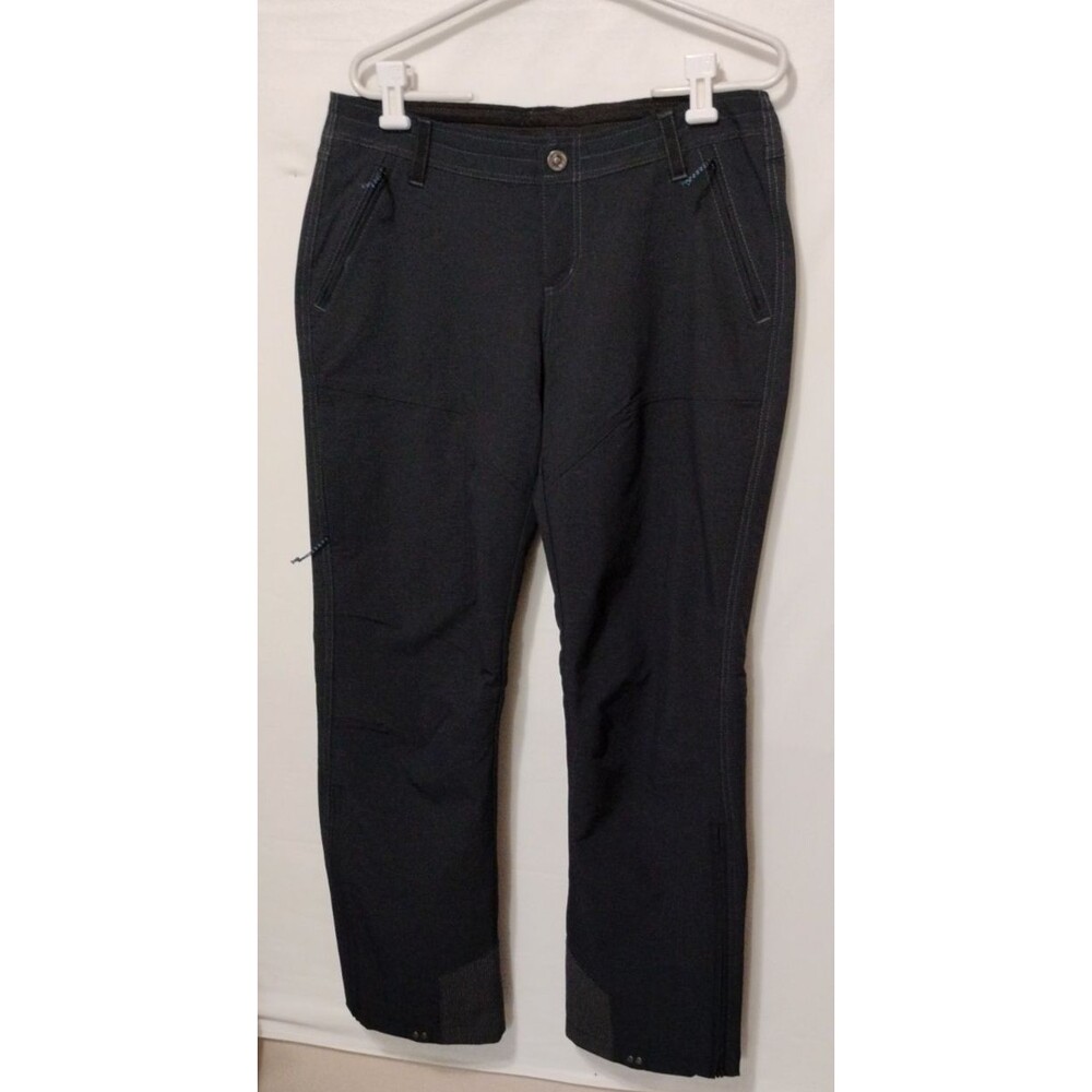 Kuhl Klash Women Size 12S Pants Black Nylon Hiking Pockets 12 Short